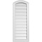 Ekena Millwork Arch Top Surface Mount PVC Gable Vent: Non-Functional, w/2"W x 1-1/2"P Brickmould Frame, 14"W x 34"H GVPAR14X3402SN - alternate 1